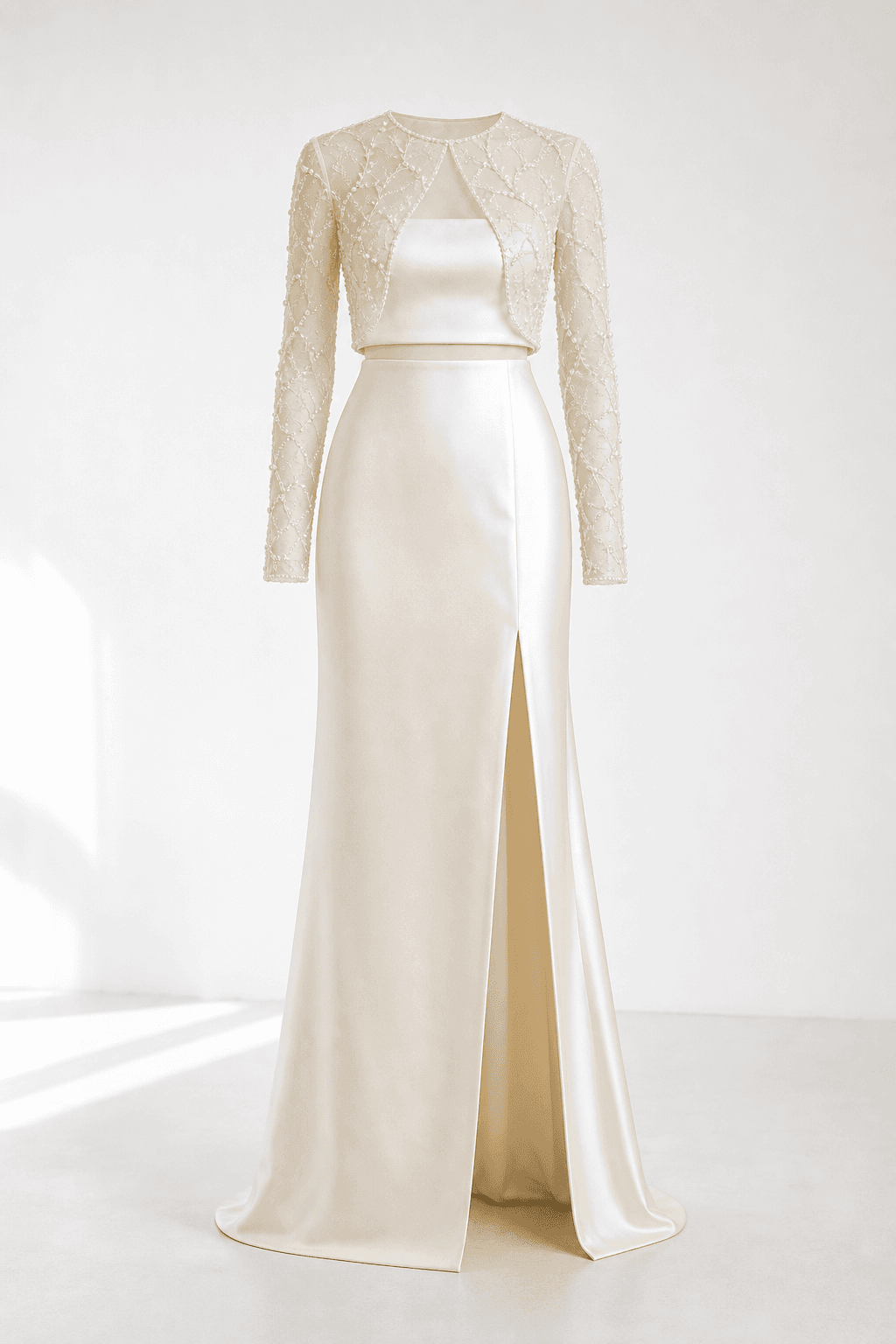 Iris, robe de mariée pièce unique en taille 38, collection Hera